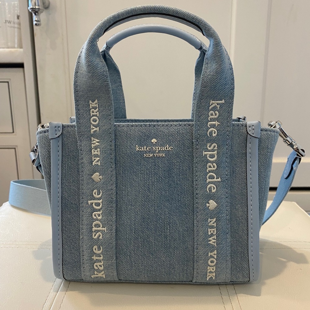 Kate Spade Outlet - Kip Denim Mini Tote